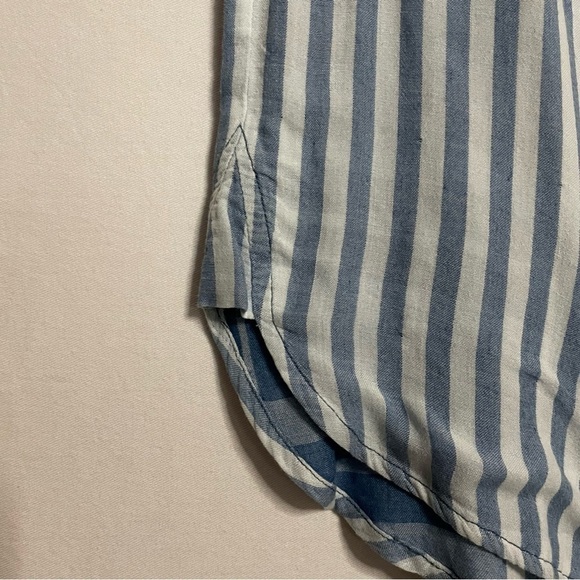 Anthropologie Cloth and Stone Boho Striped Off Shoulder Dress - Picture 12 of 16